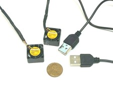 2 Pieces --  USB 5V fan sunon 2010 20mm 2cm mini small cpu 3d printer blower picture