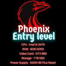 Phoenix Entry Level Gaming PC | Intel i5 3470 | GTX 960 6GB | 16GB RAM | 1TB SSD picture