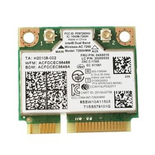 Intel Wireles ac 7260 Mini Pcie wifi Card Bluetooth 4.0 04X6010 04W3814 04X6090 picture