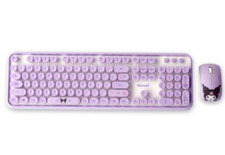 Hello Kitty   💜 Kuromi 💜Wireless Keyboard Mouse Set picture