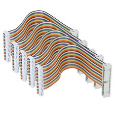 S erounder 5Pcs GPIO Ribbon Cable for Male to Female 40pin Breadboard Jumper ... picture