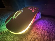 Xtrfy Gaming Mouse XG-M4-RGB Wired-6' White Used Tested picture