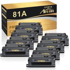 8PK CF281A Toner Cartridge for HP 81A LaserJet Enterprise M604 M604N M604DN M605 picture