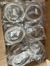 100x CAT5e 5ft RJ45 Ethernet Patch Cables White New Individually Bagged picture