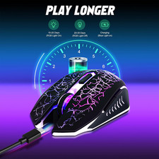 Never Miss A Click Again - Wireless Gaming Mouse 6-Button RGB. picture