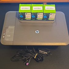 HP DeskJet 1055 Color Inkjet All-In-One USB Printer w/ Cords & 3 Boxes Of Xl Ink picture