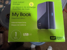 Western Digital My Book WD 10000H1U-00 External Hard Drive w Power Cord, 1TB picture