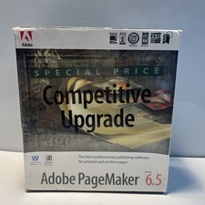 New Sealed Box Adobe Page Maker 6.5 Competitive Upgrade Version for Windows picture