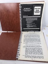 Radio Shack TRS-80 Micro Computer System Scripsit Word Processing 26-1563 Books picture