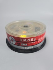 Staples DVD-R Blank Recordable Discs 4.7GB 120Min 24 Disc Pack picture