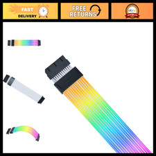 Wireless 24-Pin RGB Motherboard Power Cable with Controller - Custom PC Lighting picture