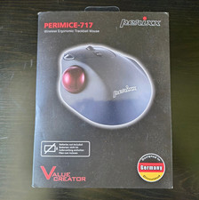 Perixx Peirmice-717 Wireless Ergonomic Vertical Trackball Mouse picture