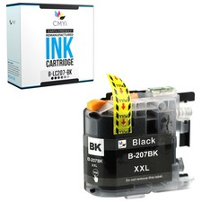 Compatible CMYi Black Color Ink Cartridges Lot fits Brother LC209 LC207 LC205 picture