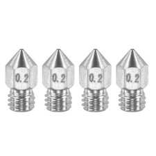 MK8 Nozzles 0.2mm 3D Printer Extruder Nozzle for 3mm Filament Pack of 4 picture