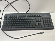 Vintage 1996 IBM KB-8923 black PS/2 keyboard with Windows keys, tested working picture