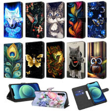 Flower Owl Cat Wallet Cover Case for Honor 70 X7 X8 X9 X20 X30 Play 30+ 6T Pro picture