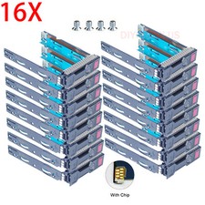 X16 For HP 651314-001 G8 Gen8 Drive Caddy 3.5SAS SATA HDD Tray 651320-001 DL380p picture