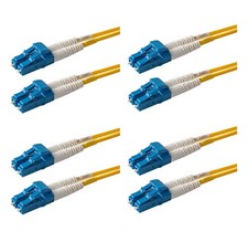 SpeedyFiberTX – 4-Pack 5 Meter LC to LC Fiber Patch Cable, Corning SMF-28 Sin... picture