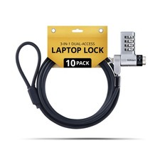 StarTech UDUOKA10 Laptop Lock 10-Pack 6.6ft Keyed Alike/Combo picture