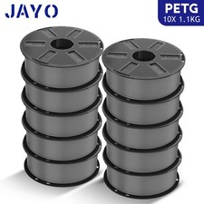 JAYO 1.75mm 10KG PETG Gray 3D Printer Filament High Toughness 1.1KG Neatly Wound picture