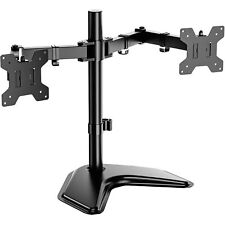WALI Free Standing Dual LCD Monitor Fully Adjustable Desk Mount Fits 2 Screen... picture