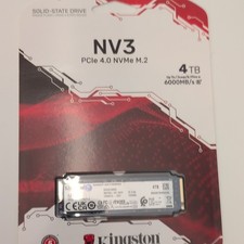 Kingston NV3 4TB PCIe 4.0 NVMe M.2 2280 Internal SSD (SNV3S/4000G) picture