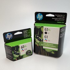 3 Total HP 61 & 61XL Black & Tri-Color Ink Cartridges - Exp 09/2022 & 08/2023 picture