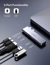 VAVA 5in2 USB Hub Type C 100W Fast Charge HDMI for MacBook Pro Air Dual Monitor picture