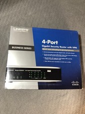 Cisco RVS4000 Small Business 4-Port Gigabit Security Router w/ VPN Open Box picture