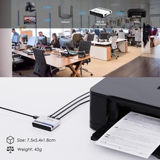 Wavlink USB2.0 Network Print Server LAN Print Share Server for All RAW Printers picture