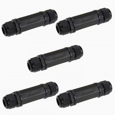 ANMBEST 5PCS M22Z Shielded RJ45 Cat6 110mm/4.33inch (length only), black picture