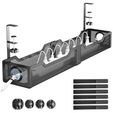 Hidden Cable Management Solution - Black, Metal Material picture