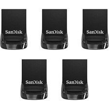 Sandisk 128Gb 5-Pack Ultra Fit Usb 3.2 Gen 1 Flash Drive (5X128gb) - U Personal  picture