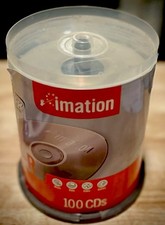 Imation CD-R 48 X 700MB 80Min Blank Media 100 Pack Recordable Discs Sealed picture