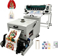 A1(60cm) DTF Printer with Shaking Dryer, Dual XP600 Print accurately picture