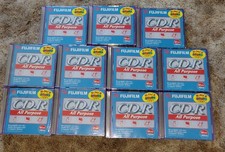 Lot of 100+ Fujifilm Blank CD-R Discs Colors picture
