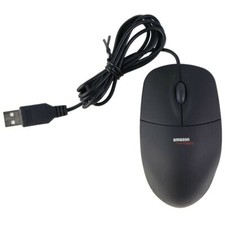 AmazonBasics 3-Button USB Wired Mouse (Black) picture