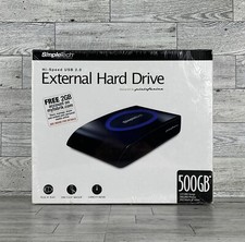 SimpleTech Hi-Speed USB 2.0 External Hard Drive 500GB SP-U35/500 New Sealed READ picture