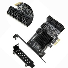 8-Port SATA 3.0 PCI Express Expansion Card PCI-E Controller 6G Adapter for HDDWc picture