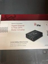 GE / IFS / Interlogix MCR300-1T/1S SFP Based Media Converter (New in Box) picture