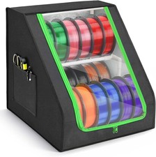 3D Printer Filament Storage Box – Holds up to 21 Spools, 2-Tier Filament Rack an picture