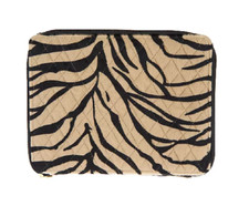 Dennis Basso Faux Fur Tablet and Cell Phone Case Carrier ZEBRA Print NEW  picture