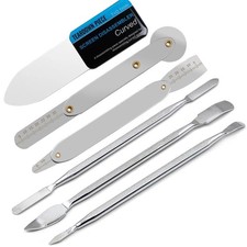 Oruiiju 6 Piece Metal Spudger Pry Tool Kit for Electronics Repair with Silver picture