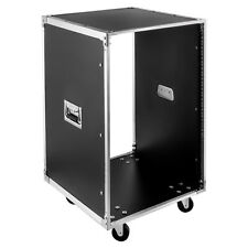 19 inch 16U Server Rack Open Frame Rolling Network Data Rack w/ Casters 4 Post picture