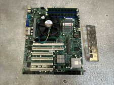 Supermicro X7SBA Motherboard CPU 2GB RAM Heatsink Fan I/O Shield - Tested picture