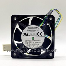 1PCS EVERFLOW F126025BU 6025 12V 0.26A 4-Pin PWM Case Fan picture