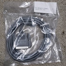 DIN 8 Pin Male to DB25 Male Cable 10 Feet long New Wrapped picture