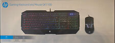 HP Wired Gaming Keyboard And Mouse combo set GK1100 Spanish with Ñ LED backlight picture