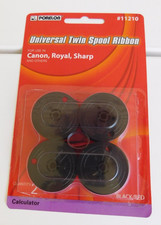 Porelon 11210 Black/Red Calculator  UNIVERSAL Twin Spool Ribbon NEW  picture