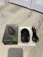 NEW Solakaka SM600 Black Dual Mode Wireless Bluetooth Gaming Mouse Open Box picture